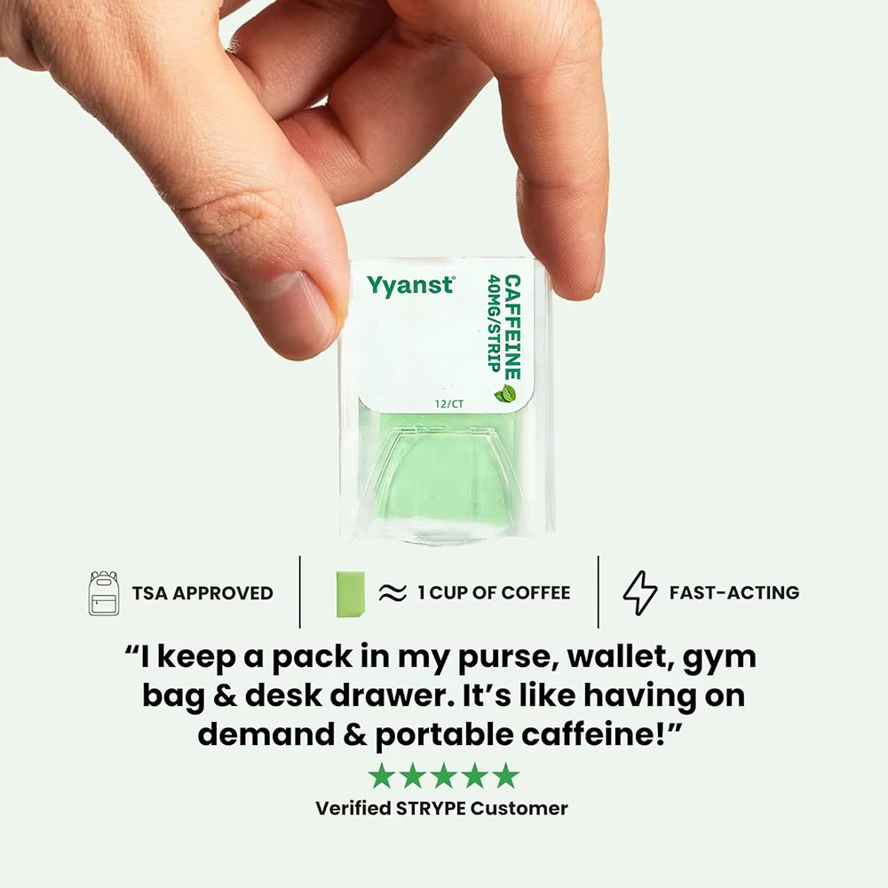 High Quality Private Label Energy ORAL STRIP Caffeine Active Ingredient Energy Support & anti FATIGUE